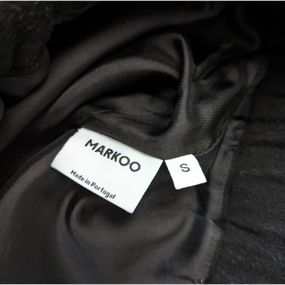 MARKOO Designer Ladies Wool/Cashmere Braided Shoulder Sweater Top - Picture 4 of 6